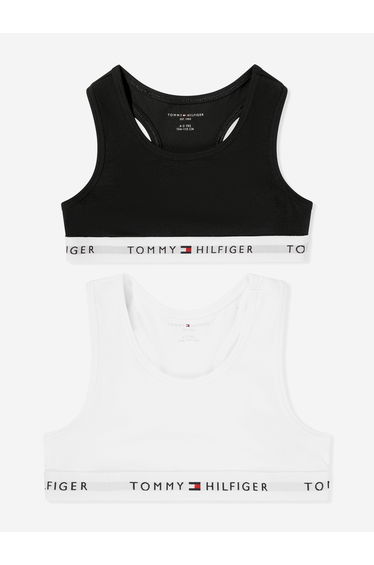 Tommy Hilfiger Girls 2 Pack Bralette Set in Multicolour