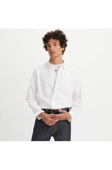 Relaxed Oxford Shirt with Button-Down Collar