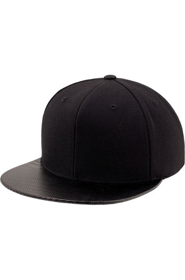 Flexfit by Yupoong Unisex Carbon Snapback Cap - Black