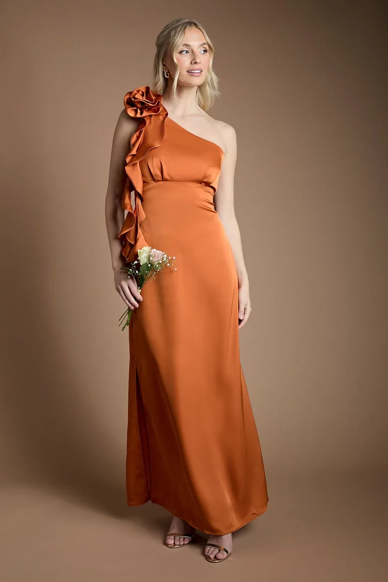 oasis one shoulder dress Oasis One Shoulder Maxi Dress Large