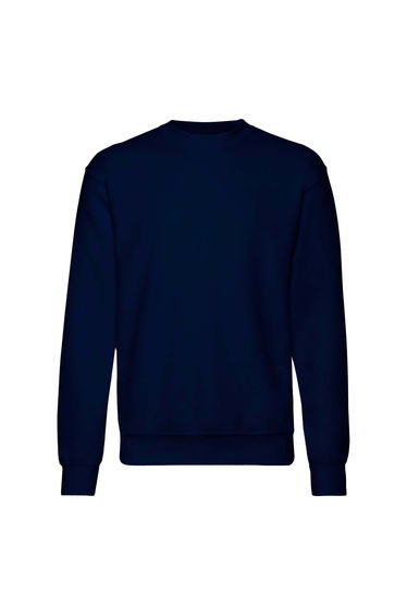 Fruit Of The Loom Mens Set-In Belcoro® Yarn Sweatshirt - Deep Navy