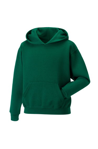 Jerzees Schoolgear Childrens Hooded Sweatshirt - Bottle Green