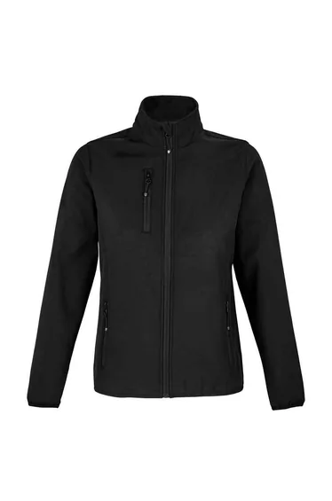 SOLS Womens/Ladies Falcon Softshell Recycled Soft Shell Jacket - Black