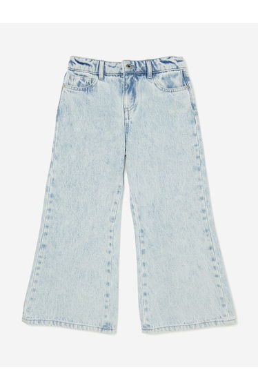 Off-White Girls Diag Sketch Denim Jeans in Blue