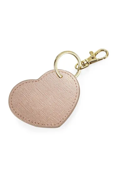 Bagbase Boutique Heart Key Clip - Rose Gold