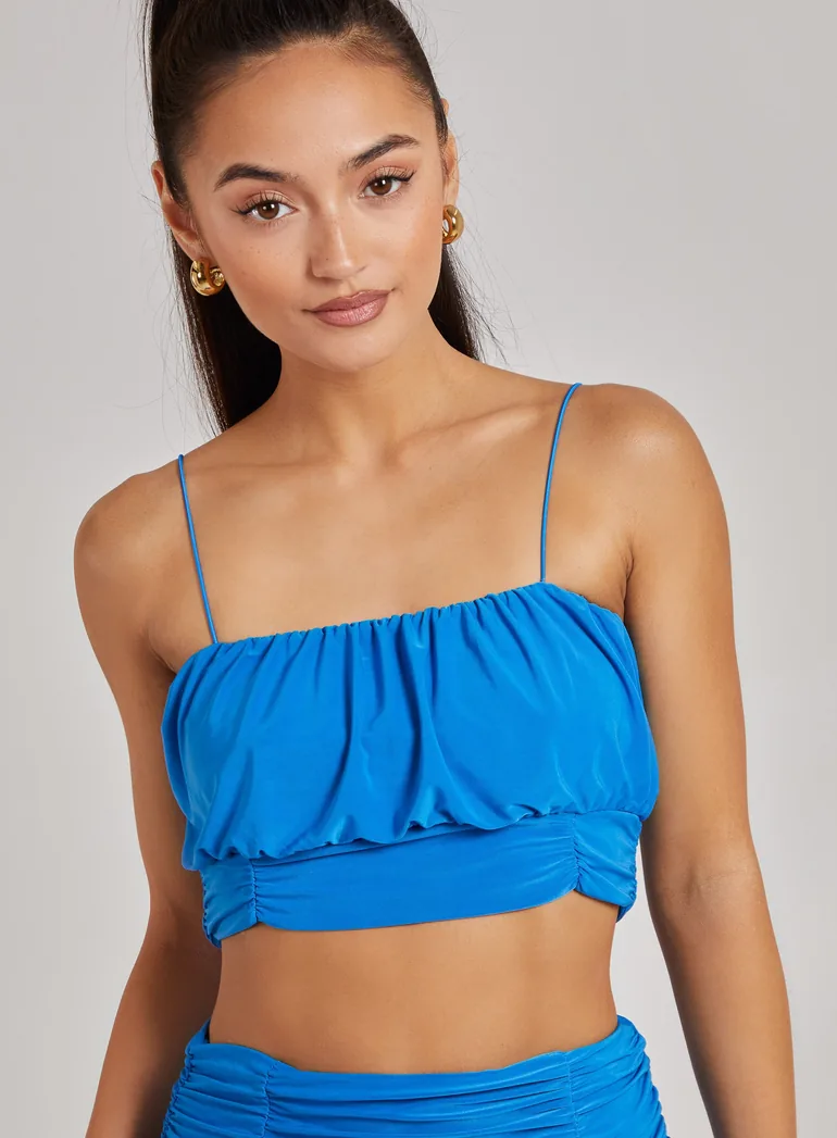 Ruched Slinky Cami Top - 3