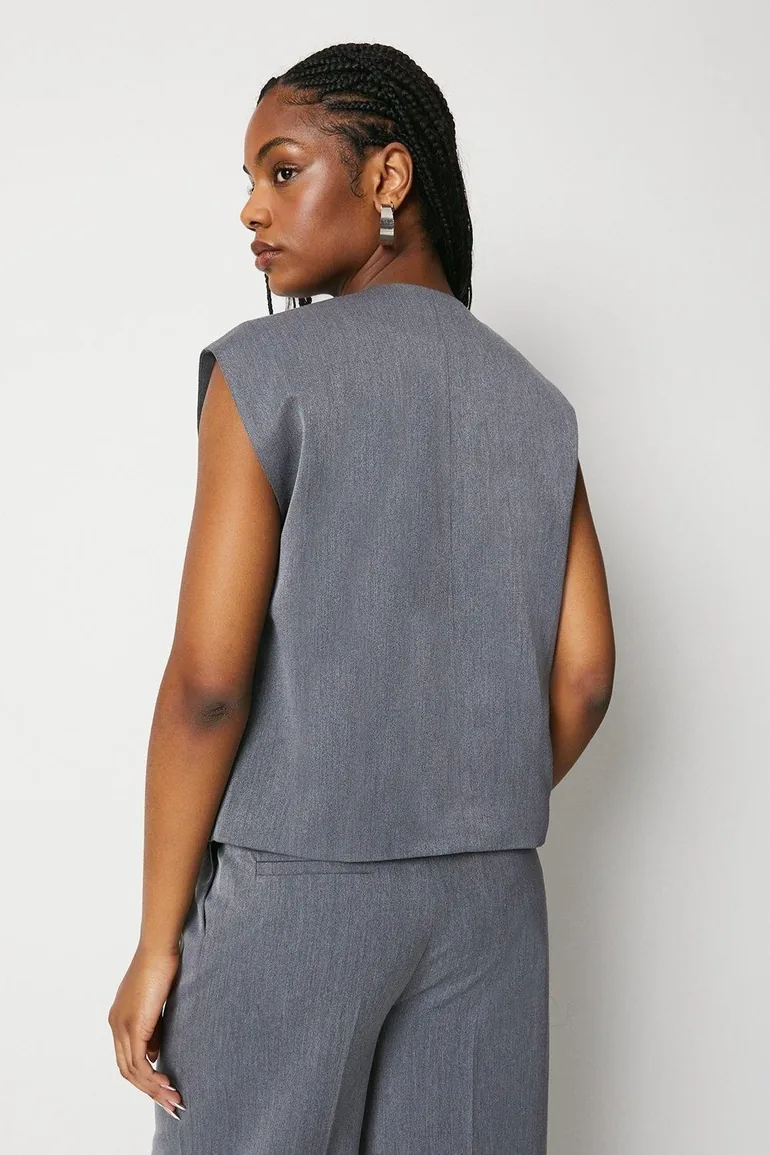 Tailored Boxy Fit Waistcoat - 2