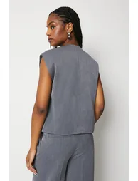 Tailored Boxy Fit Waistcoat - 2