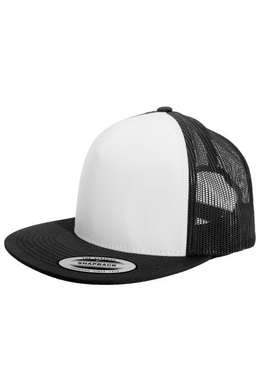 Yupoong Flexfit Unisex Classic Trucker Snapback Cap (Pack of 2) - Black/White/Black