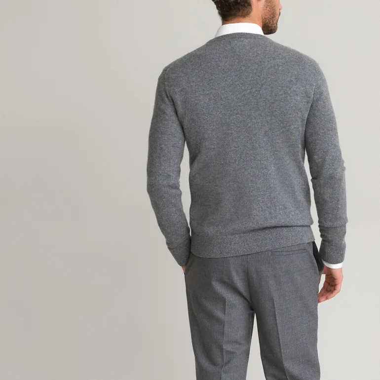 Cashmere Crew Neck Jumper/Sweater - 3