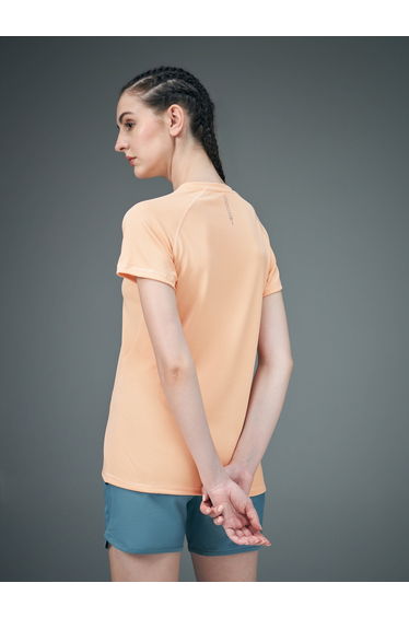 Women Solid Raglan Sleeves Regular Fit T-Shirt