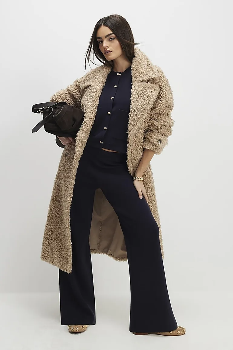 Navy Knitted Waistcoat - 1