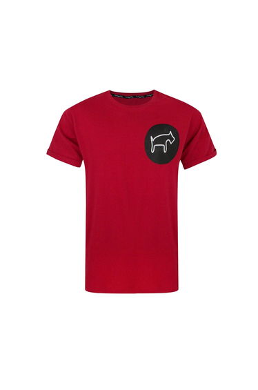 Two Legged Dog Mens Logo T-Shirt - Red