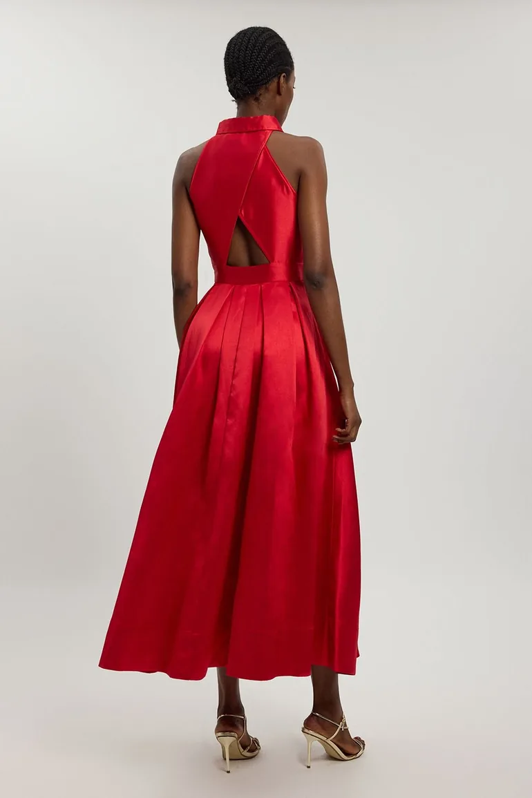 Forever Twill Collared Maxi Dress - 2