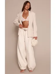 بليزر بأزرار - كريمي