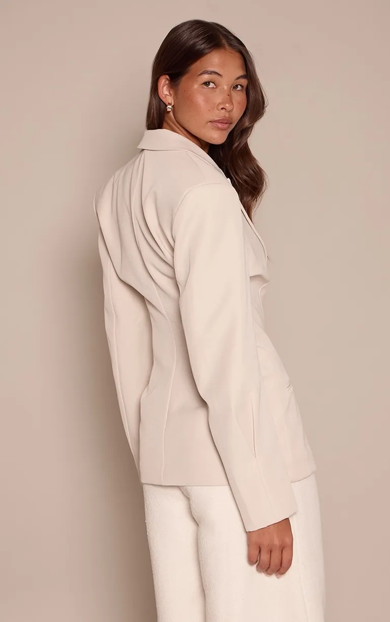 بليزر بأزرار - كريمي - 2