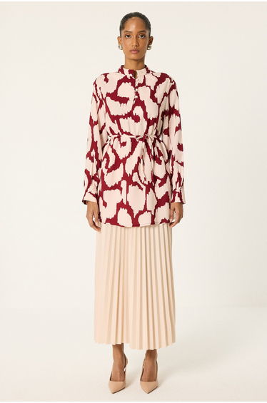 PATTERNED VISCOSE TUNIC