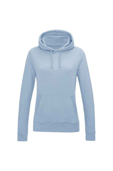 AWDis Womens/Ladies Girlie College Hoodie - Sky Blue