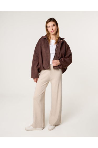 Knitted Wide Leg Trousers
