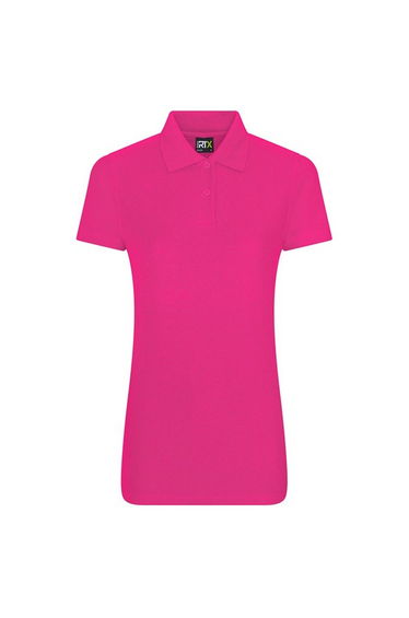 PRO RTX Womens/Ladies Polo Shirt - Fuchsia