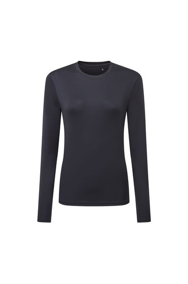 TriDri Womens/Ladies Long Sleeve Performance T-Shirt - French Navy