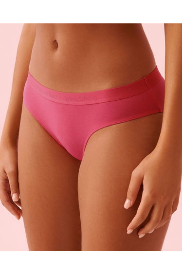 Cotton and Logo Elastic Band Bikini Panty
