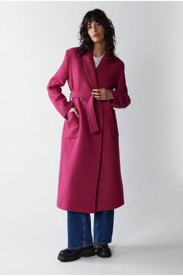 Premium Wool Look Tailored Coat