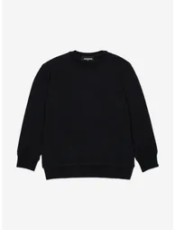 طقم بيجاما أطفال بطبعة شعار لون أسود - 2