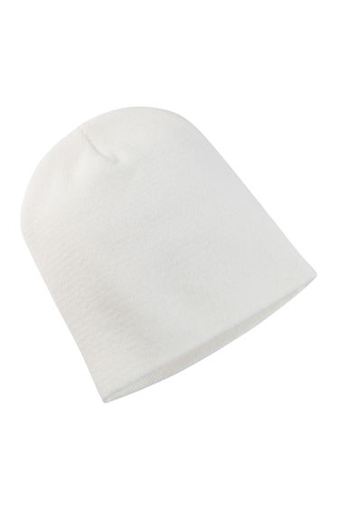 Yupoong Flexfit Unisex Heavyweight Standard Beanie Winter Hat - White