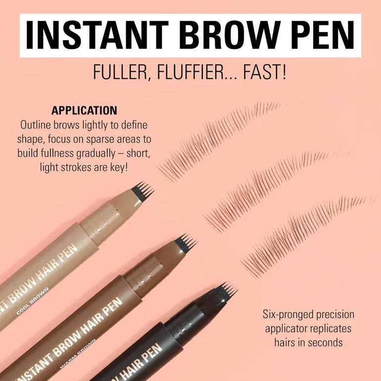 Revolution Instant Brow Hair Pen Cool Brown - 5