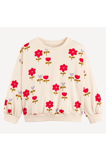 Floral Print Sweatshirt