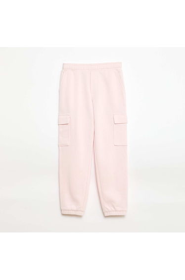 Cargo Joggers in French Terry PINK