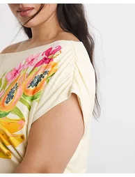 Off the Shoulder Mesh Top - 3