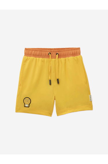 Boys Cub The Lion Swim Shorts in Yellow (UPF50+)