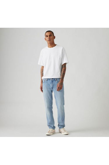 Slim Fit Jeans in Cotton/Linen
