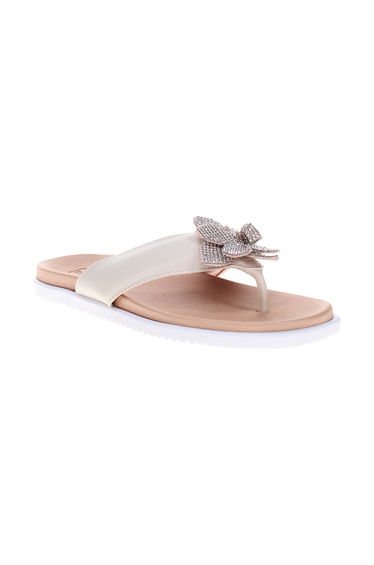 Solid Slip-On Flat Sandals