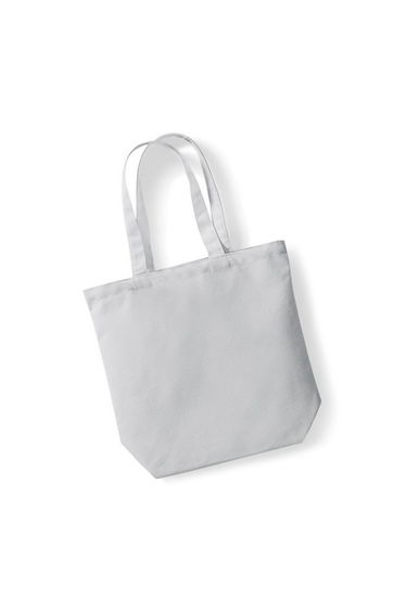 Westford Mill Camden Cotton Fairtrade Tote Bag - Light Grey