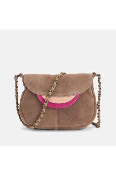 Girona Small Suede Shoulder Bag