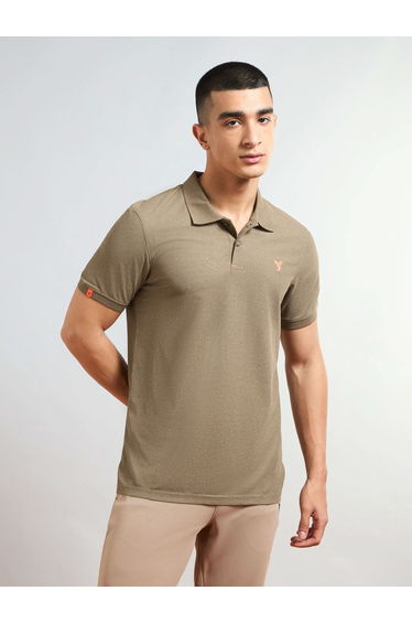 Solid Short Sleeve Polo T-Shirt