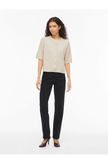 Short Sleeve Buttoned Cardigan
