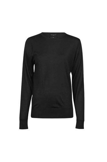 Tee Jays Womens/Ladies Sweatshirt - Black