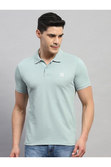 Solid Short Sleeve Regular Fit Polo T-Shirt