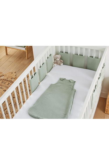 Kumla Cotton Muslin Cot Bed Bumper