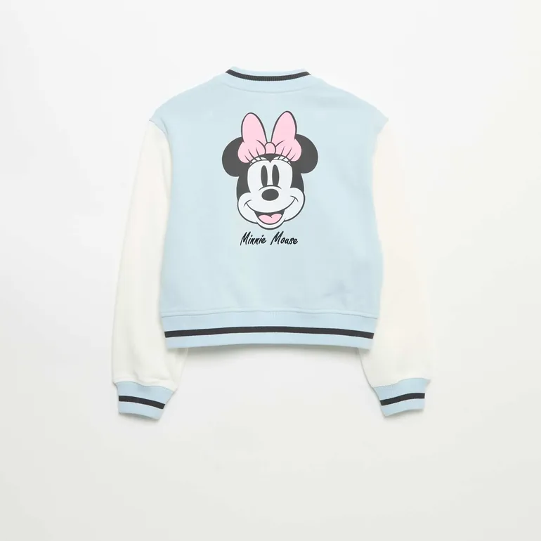 Disney' Varsity Style Fleece Jacket BLUE - 3