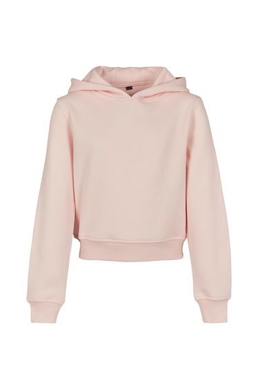 Girls Cropped Hoodie - Pink