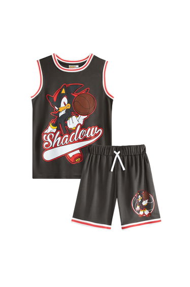 Sonic The Hedgehog Boys Shadow Basketball Kit - Black