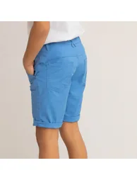 Cotton Poplin Bermuda Shorts - 1