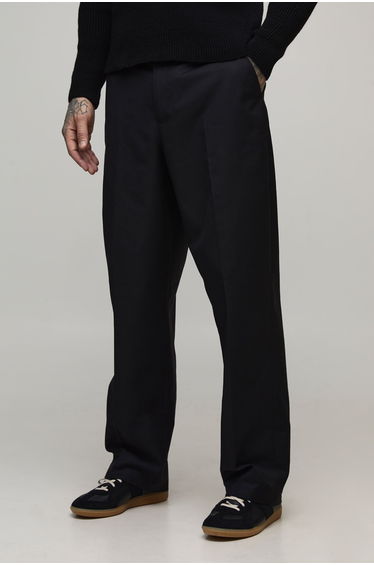 Tall Relaxed Fit Tailored Trousers - black
