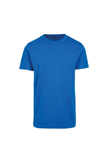 Mens T-Shirt Round Neck - Cobalt Blue