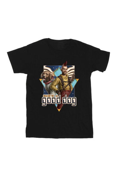 Guardians Of The Galaxy Volume 3 Boys Good Dog Cotton T-Shirt - Black